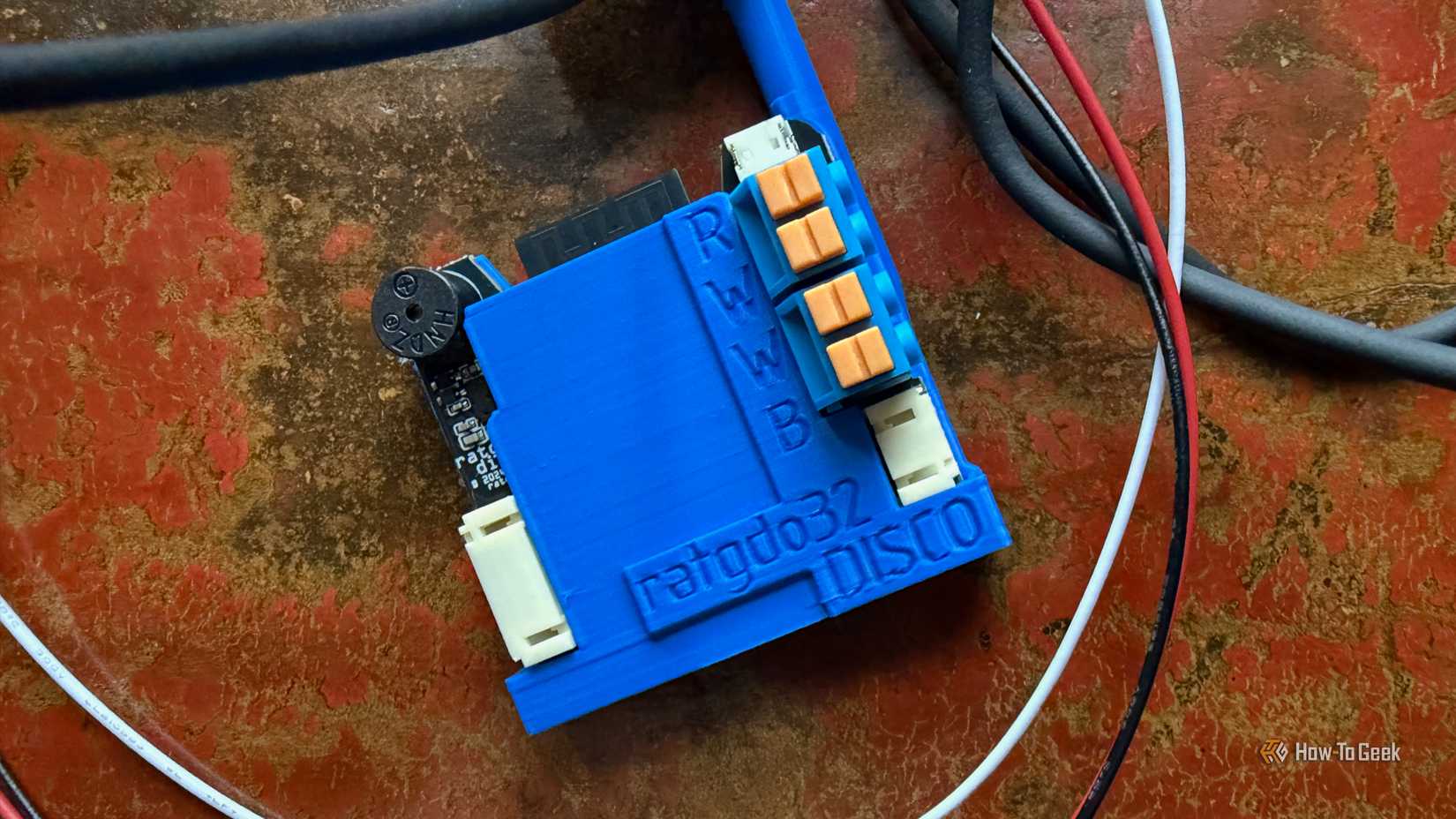 A garage door opener microcontroller.