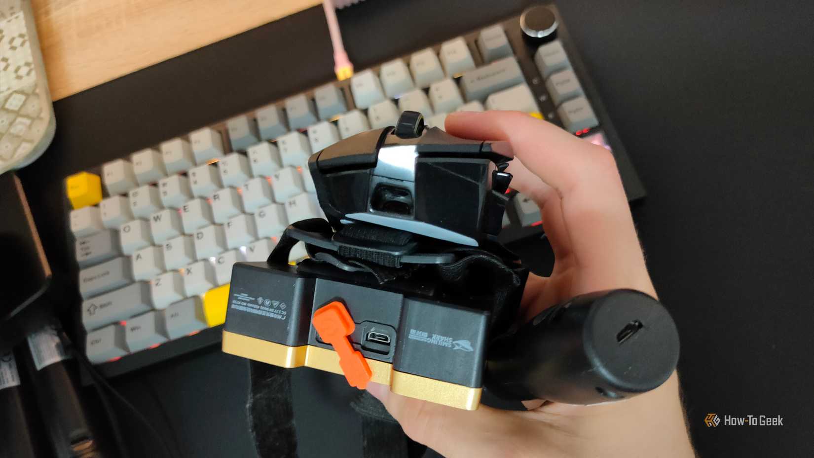 MicroUSB port on some devices.