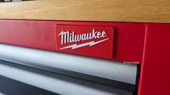 Milwaukee tool box and logo