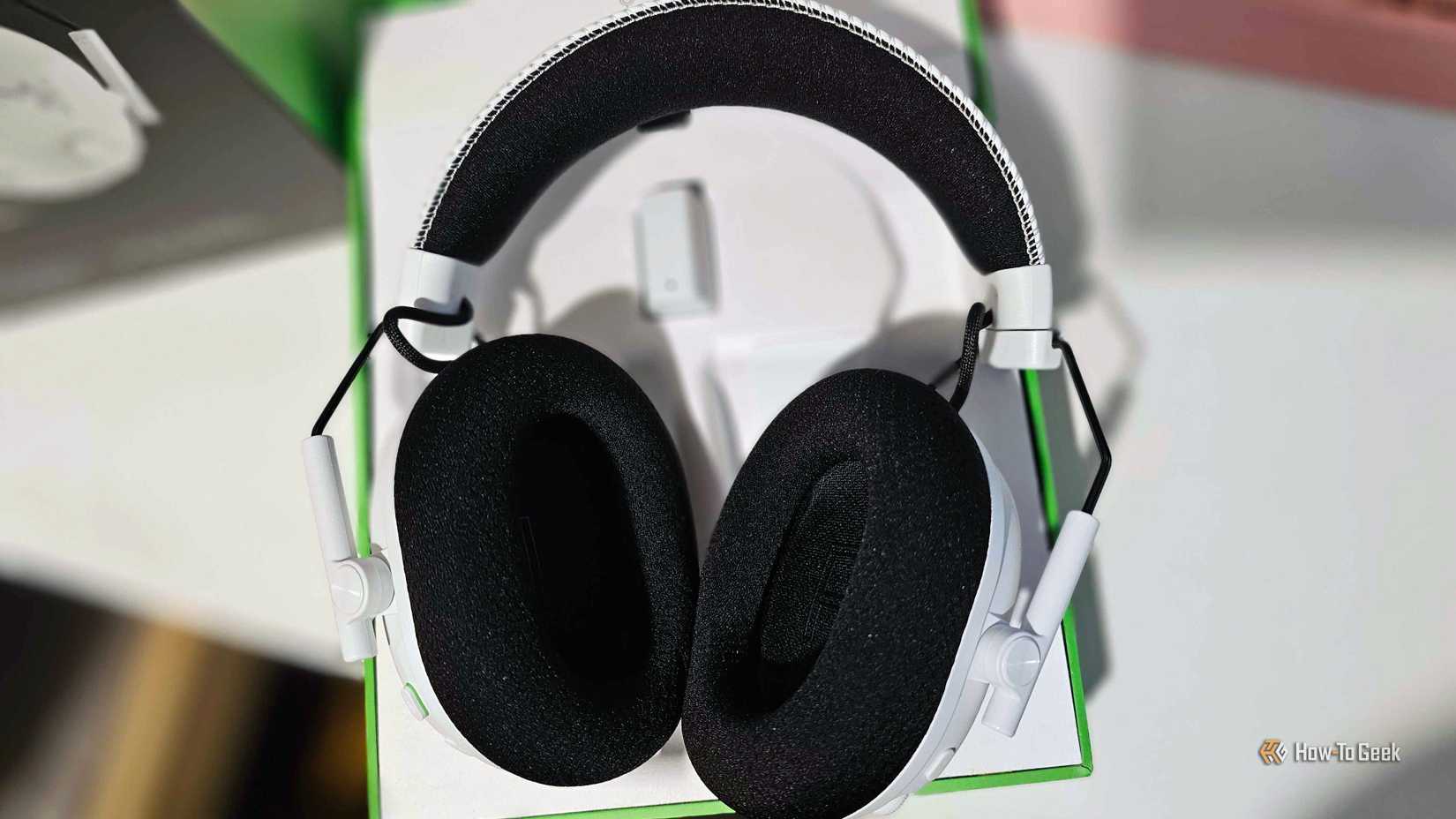 Razer BlackShark V3 Pro headset, visible ear cups.