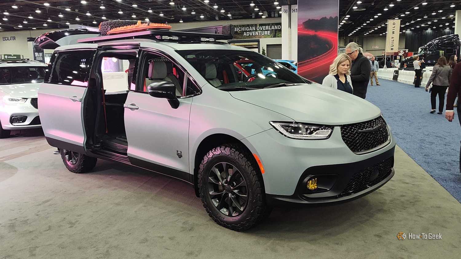 Customized Performance Minivan This American minivan challenges SUVs in off-roading performance