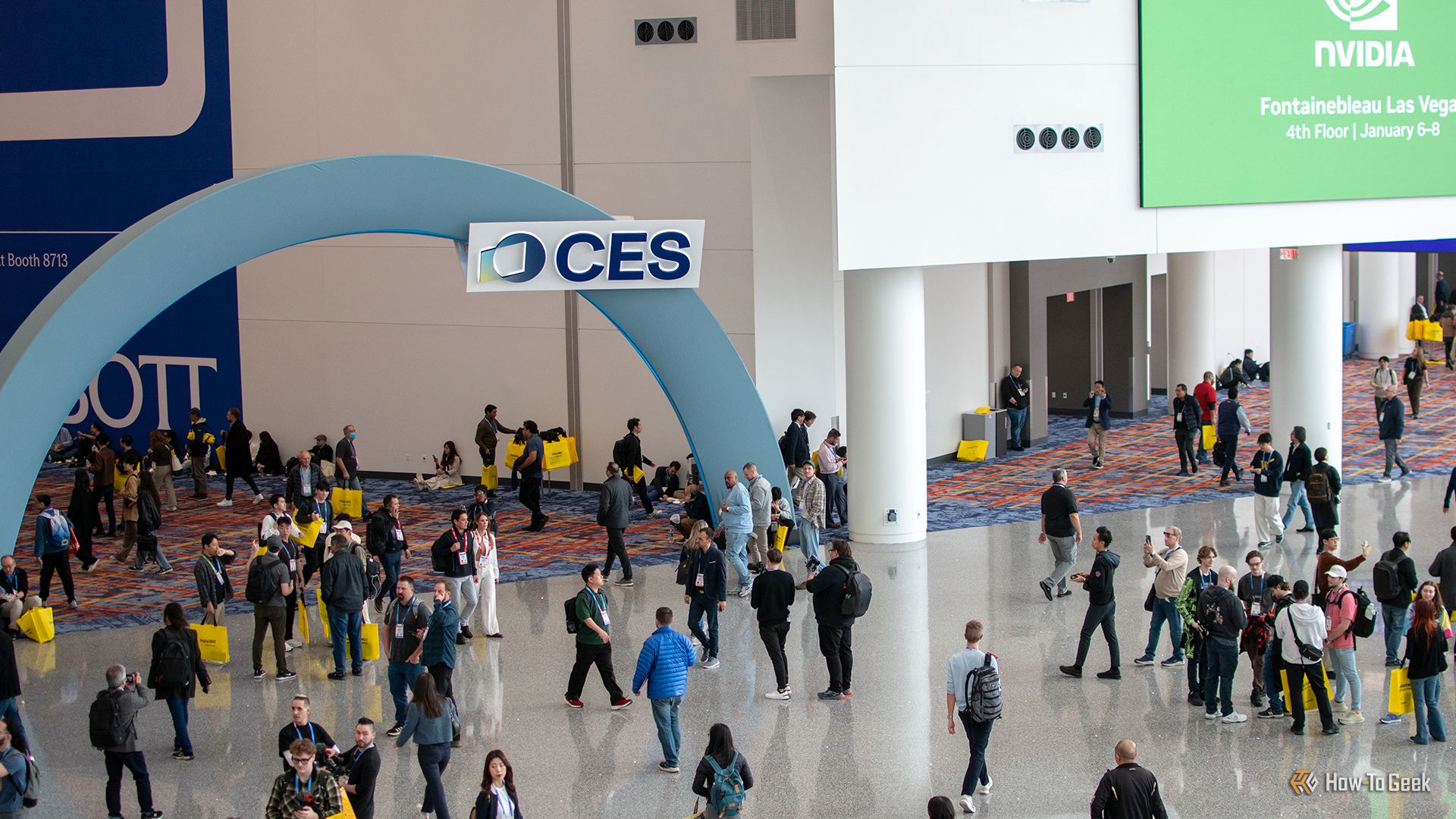 CES 2026, вход в Северный павильон Лас-Вегасского выставочного центра.