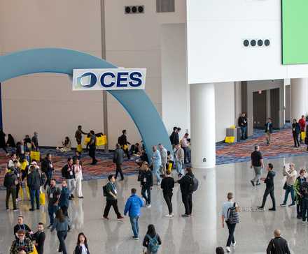 CES 2026, вход в Северный павильон Лас-Вегасского выставочного центра.