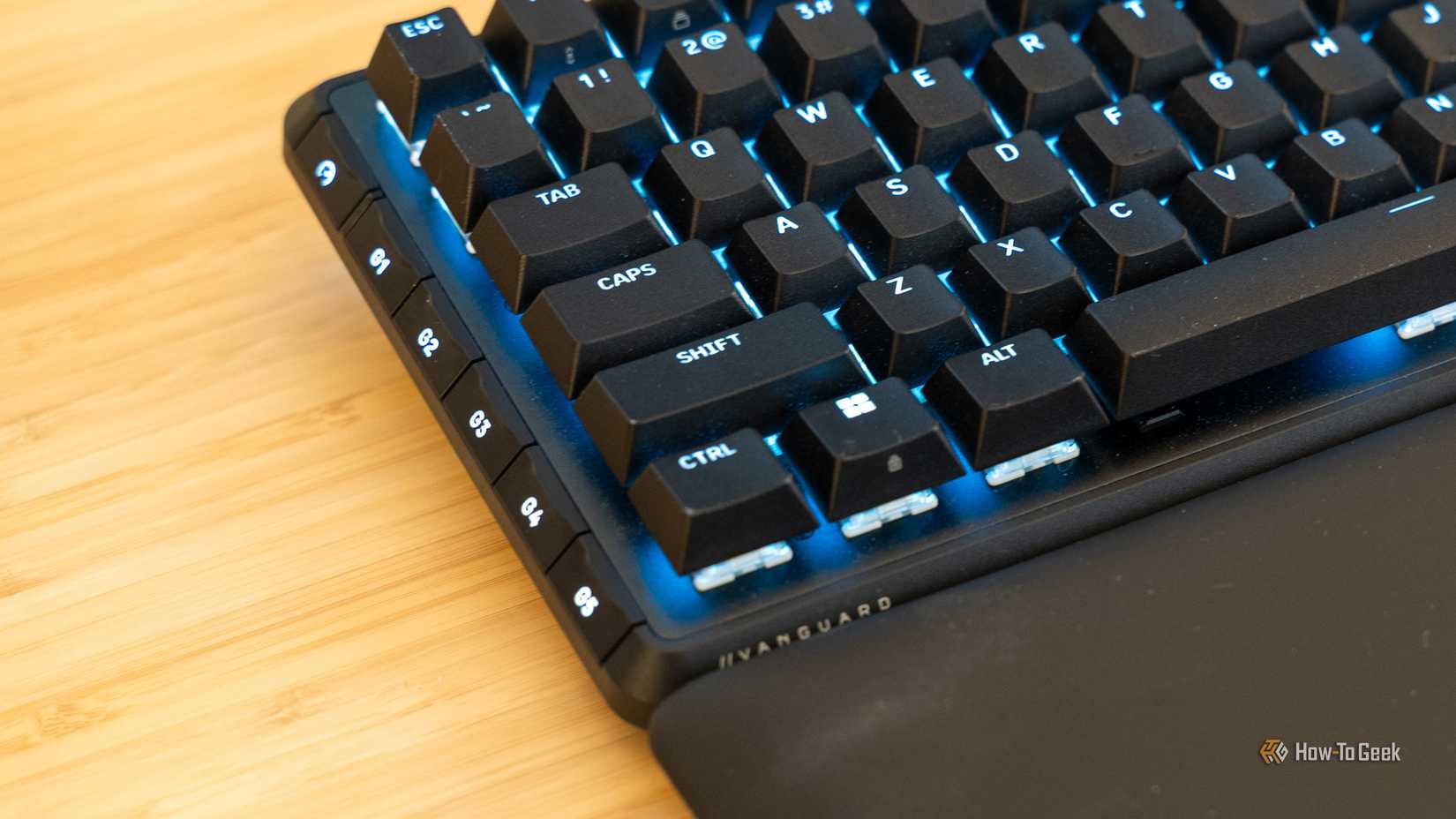 The G keys used as a Stream Deck on the Corsair Vanguard Pro 96 keyboard.