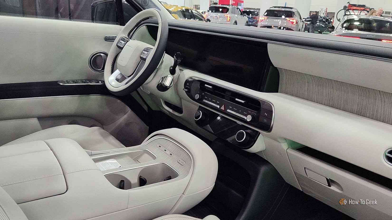 Interior shot of the dashboard in a 2026 Hyundai Palisade