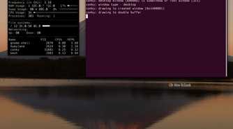 Running Conky with the default configuration file found in etc
