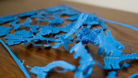 A failed 3D print.
