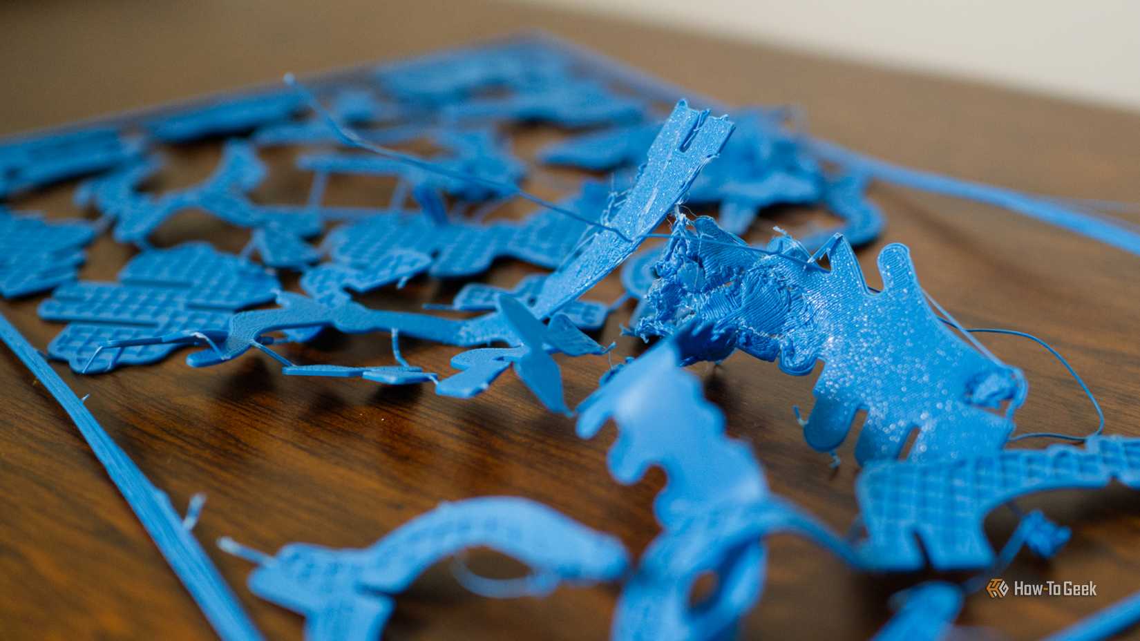 A failed 3D print.