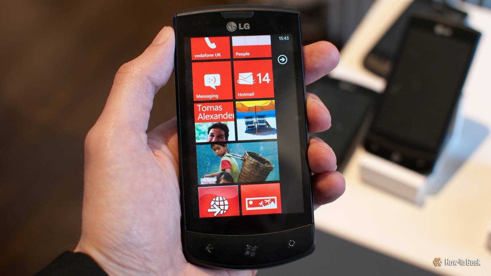 No, the Windows Phone wasn't