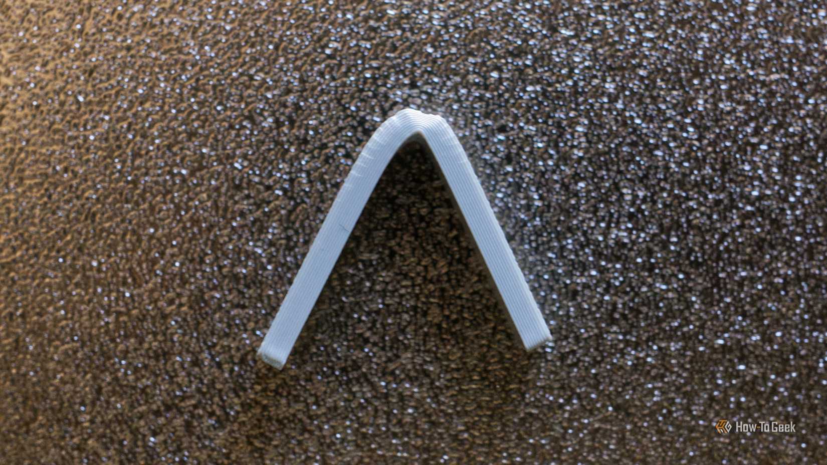 Example of 3D printed angle (lying, folded).