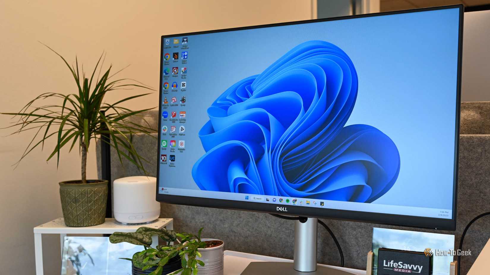 A PC running Windows in a home office.