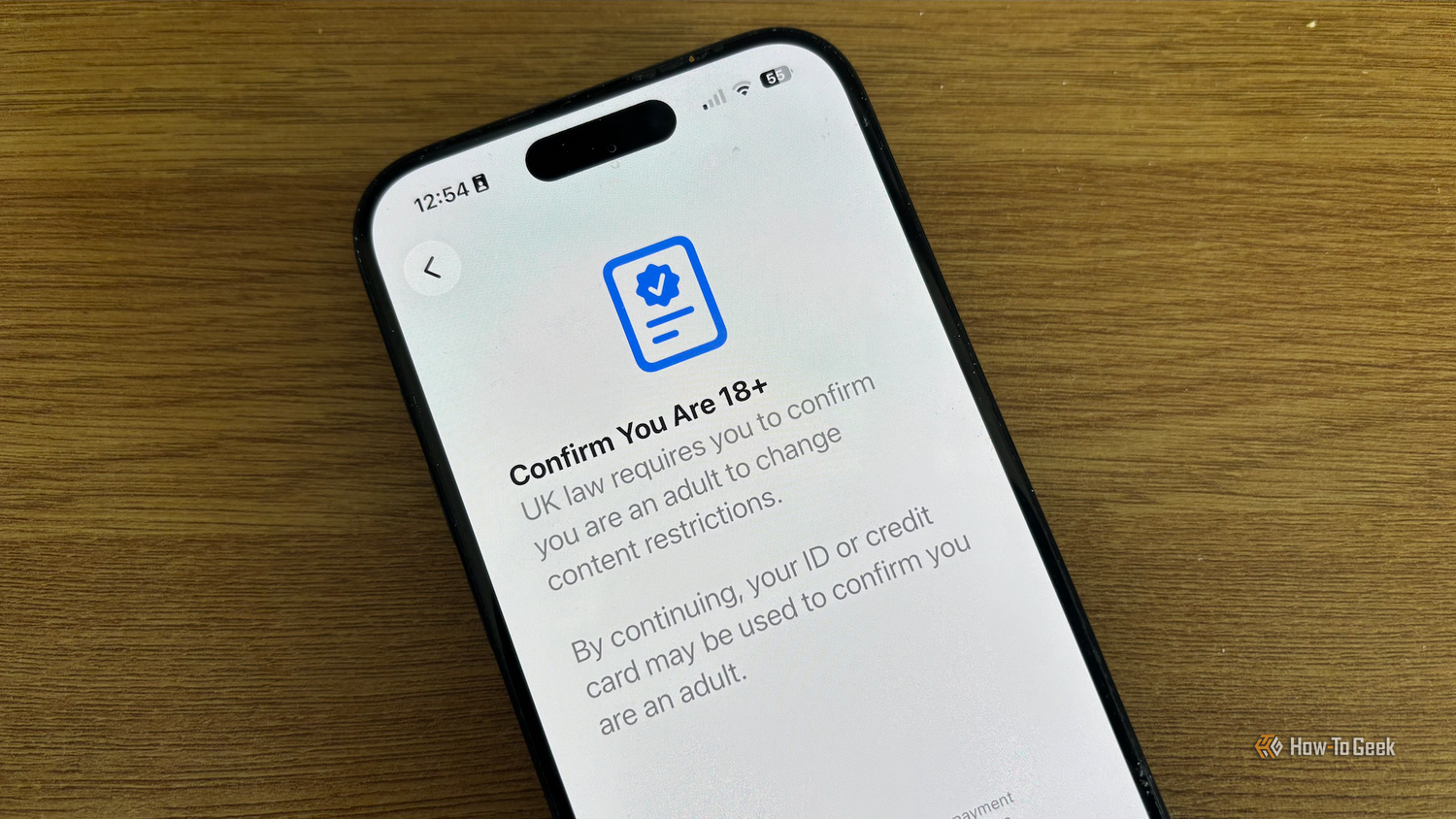 Ios Confirmation Alert My smartphone made me verify my age, and you might be next