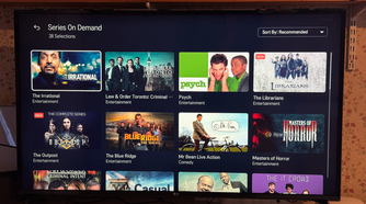 On demand TV series on LG Channels on an LG TV.