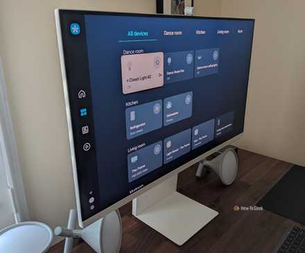 SmartThings на мониторе Samsung Smart Monitor M8.