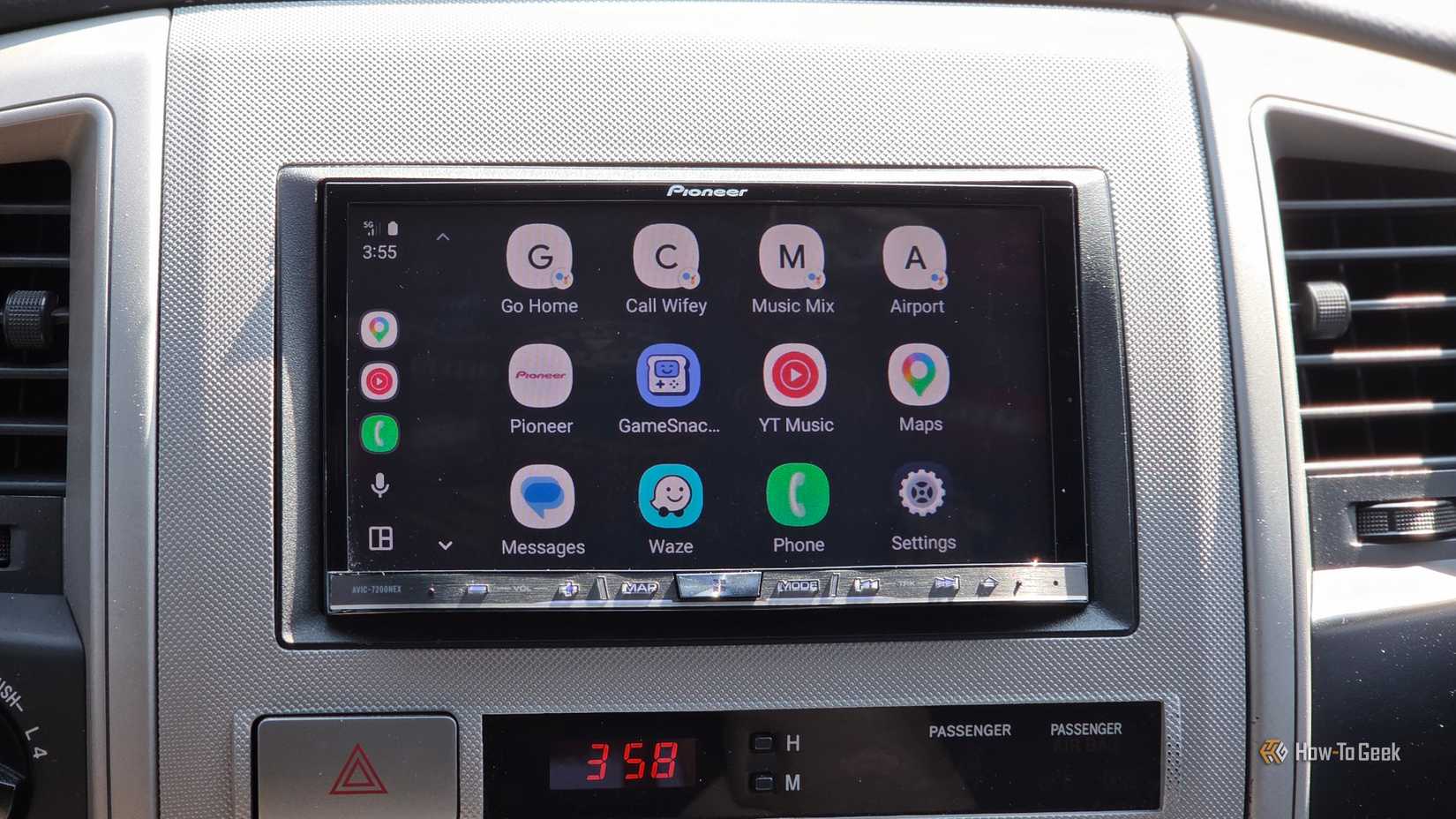 Android Auto shortcuts