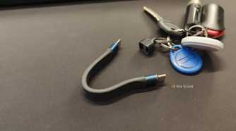 A keychain USB-C cable.