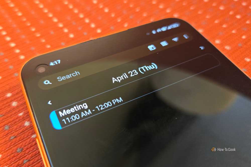 Fossify Calendar running on Android
