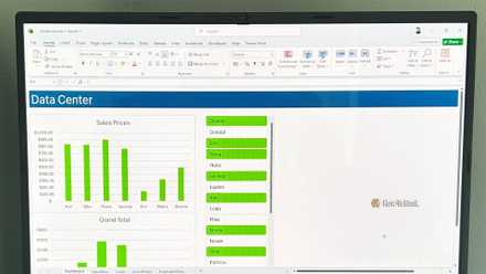 I ditched Perception for Excel, and my workflow stopped combating me Laptop screen showing a Data Center containing charts and a slicer in Excel.