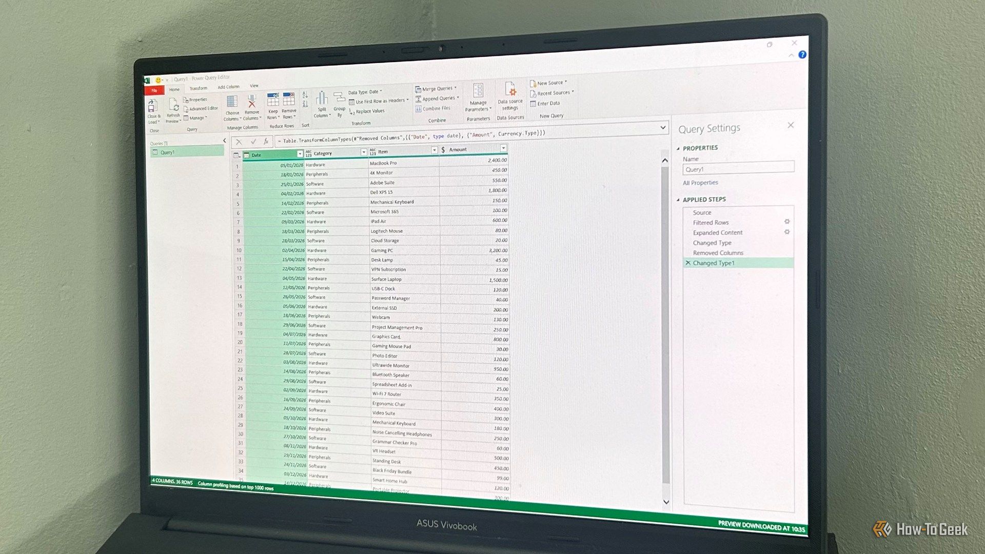 How to quickly fix CSV files in Excel using Power Query