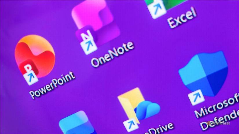 Microsoft 365 apps on a desktop.