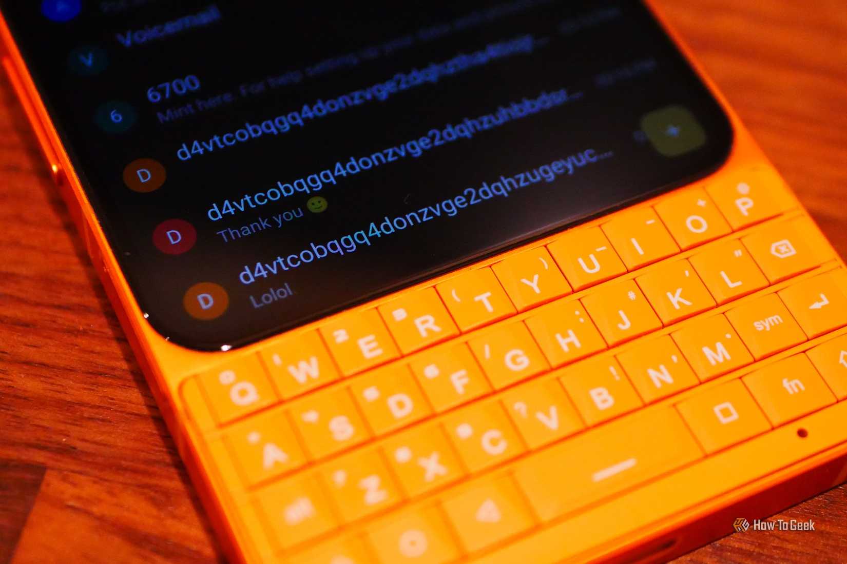 Group chat RCS messages received as MMS after switching back to a support phone.