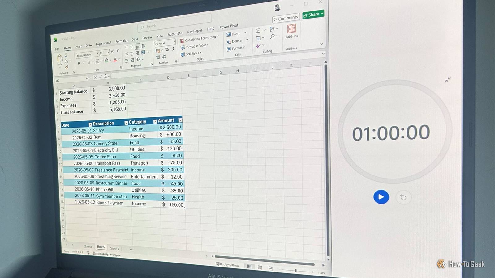 Excel for Beginners: Four Quick Projects Help Users Gain Core Skills in Under an Hour