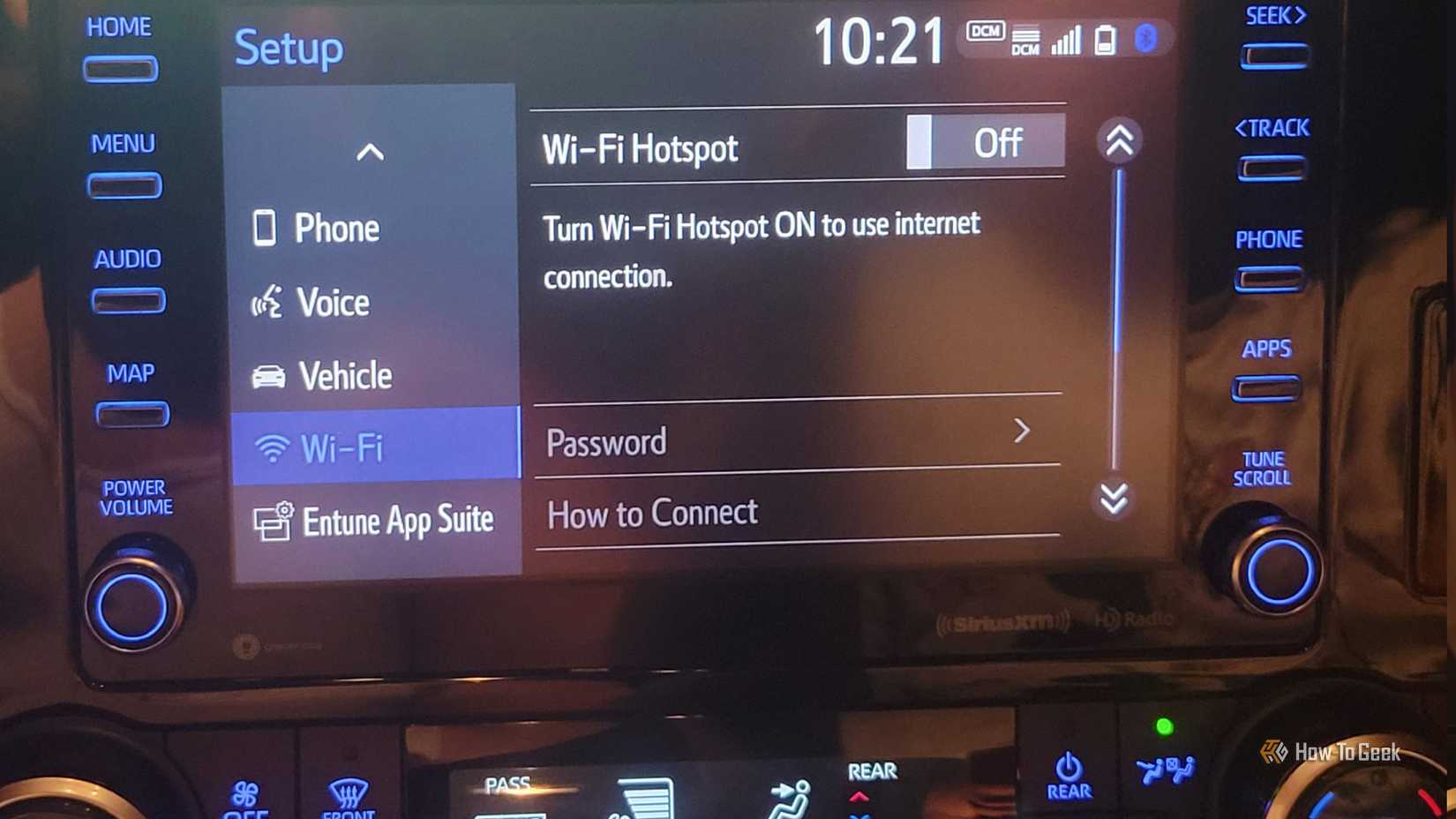 The Wi-Fi Hotspot opened in a car-2
