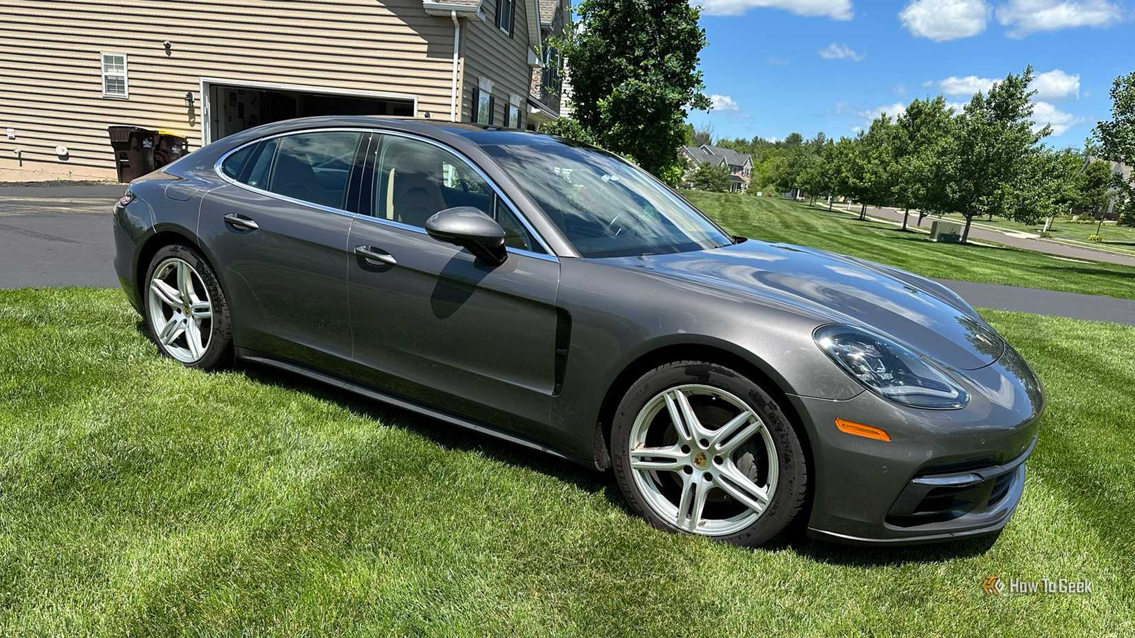 Porsche Panamera 4S after wash