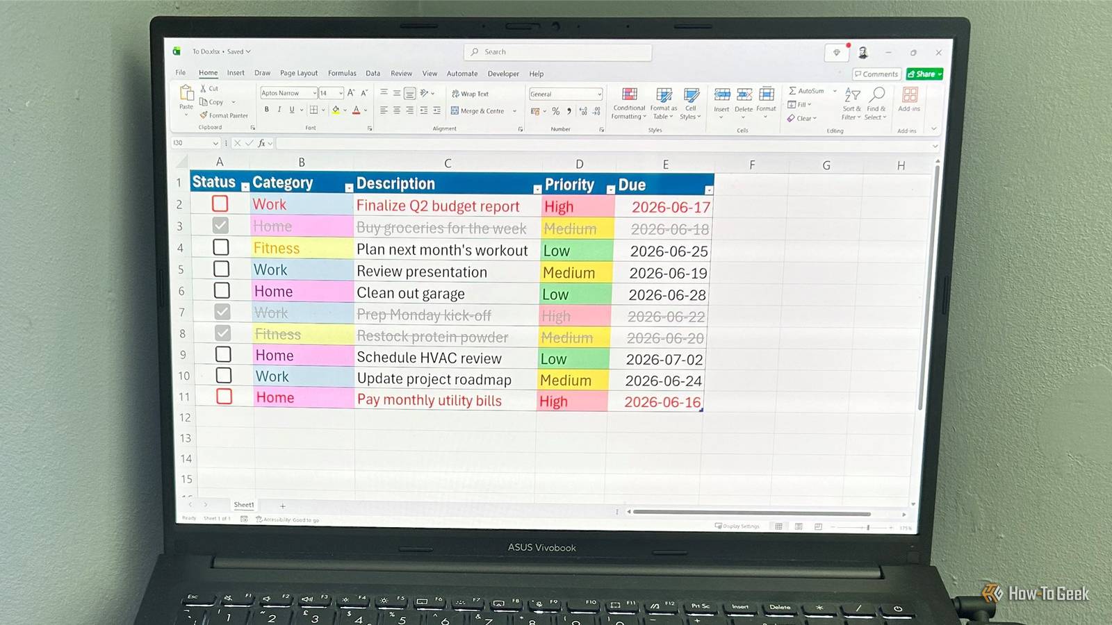How to Build a Professional Task Management System in Microsoft Excel