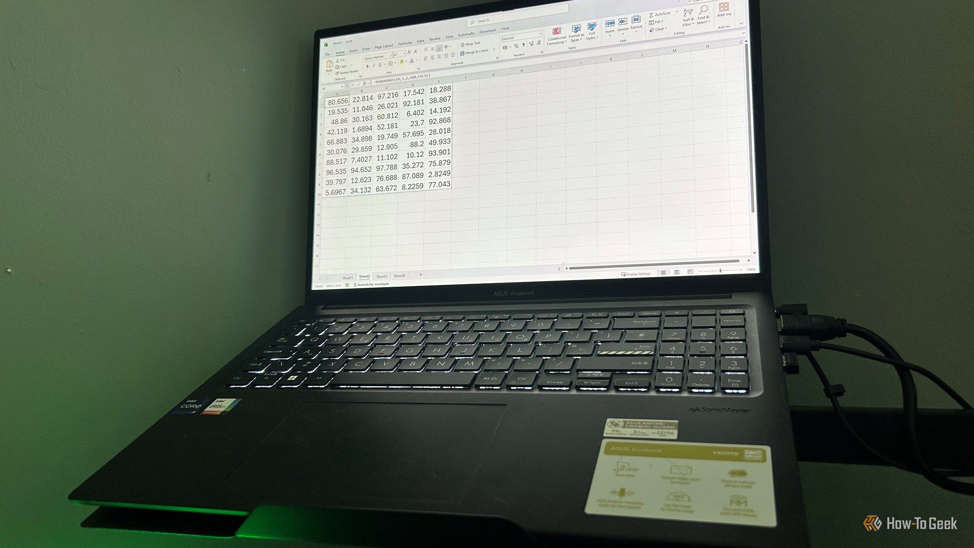 How to generate random numbers, shuffle lists, and create test data in Excel