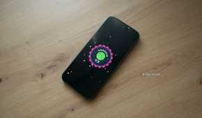 A Pixel 10 Pro lying on a table, showing Android 17 Logo.