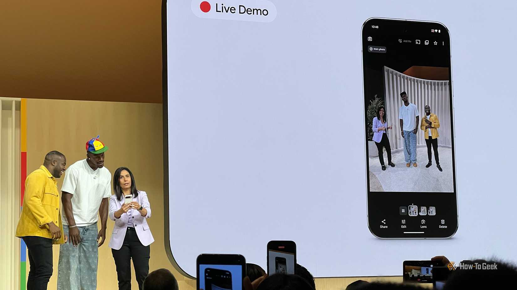 Pixel 9 Add Me AI camera feature demo at Made By Google 2024