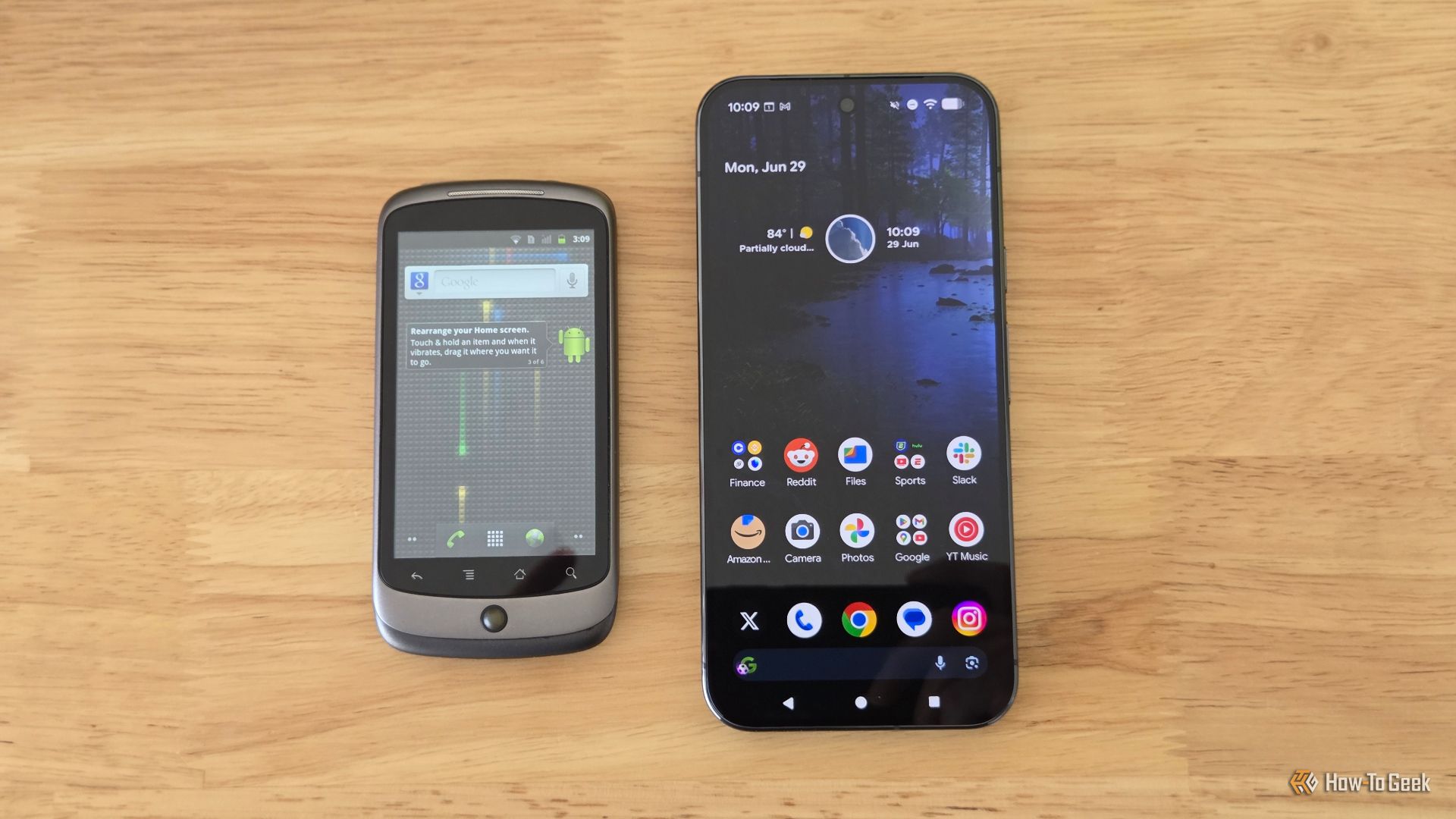 Nexus one and Pixel 10 Pro XL-front-main
