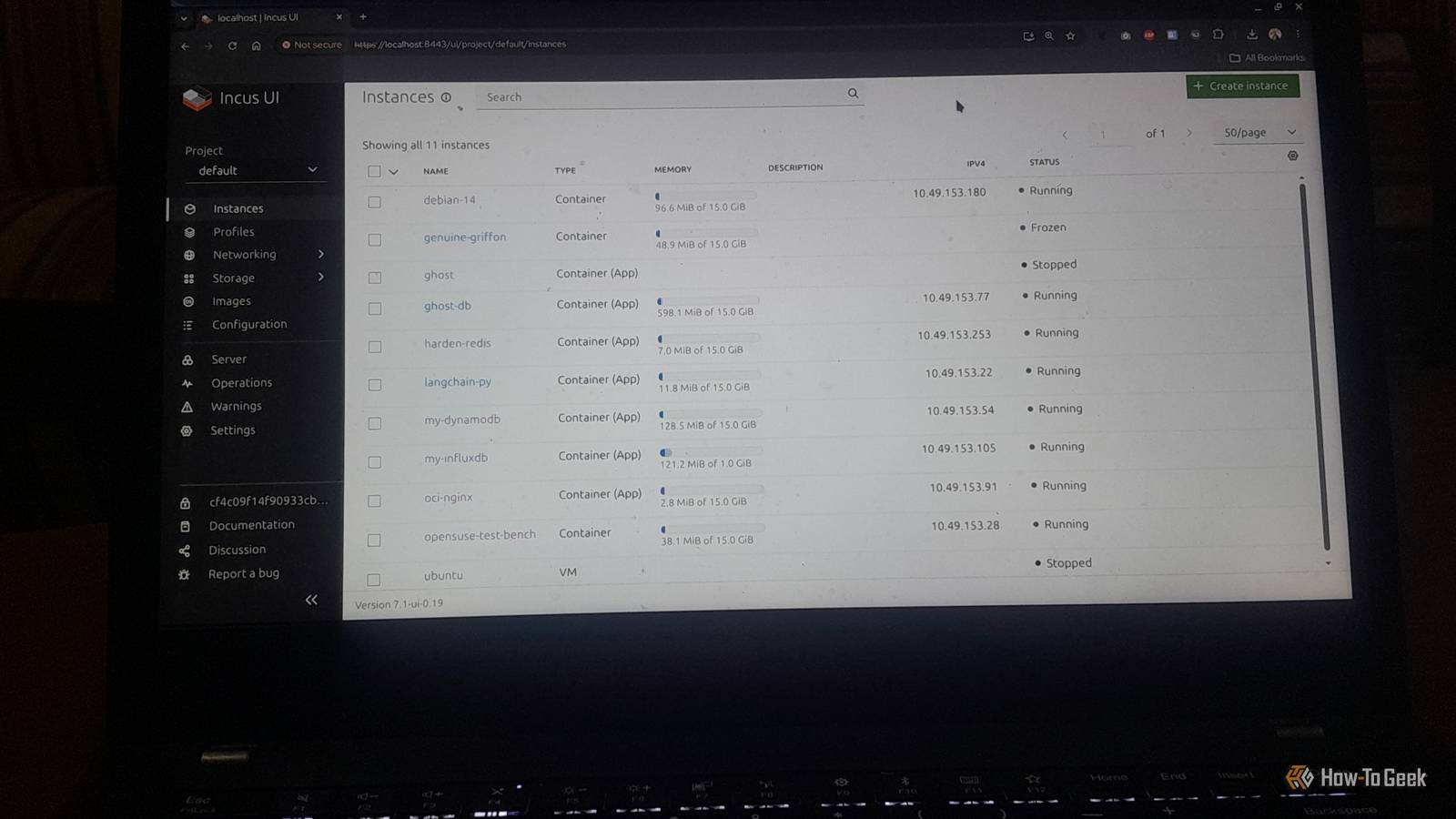 Incus Webui I replaced Docker Desktop with native Linux containers and never looked ...