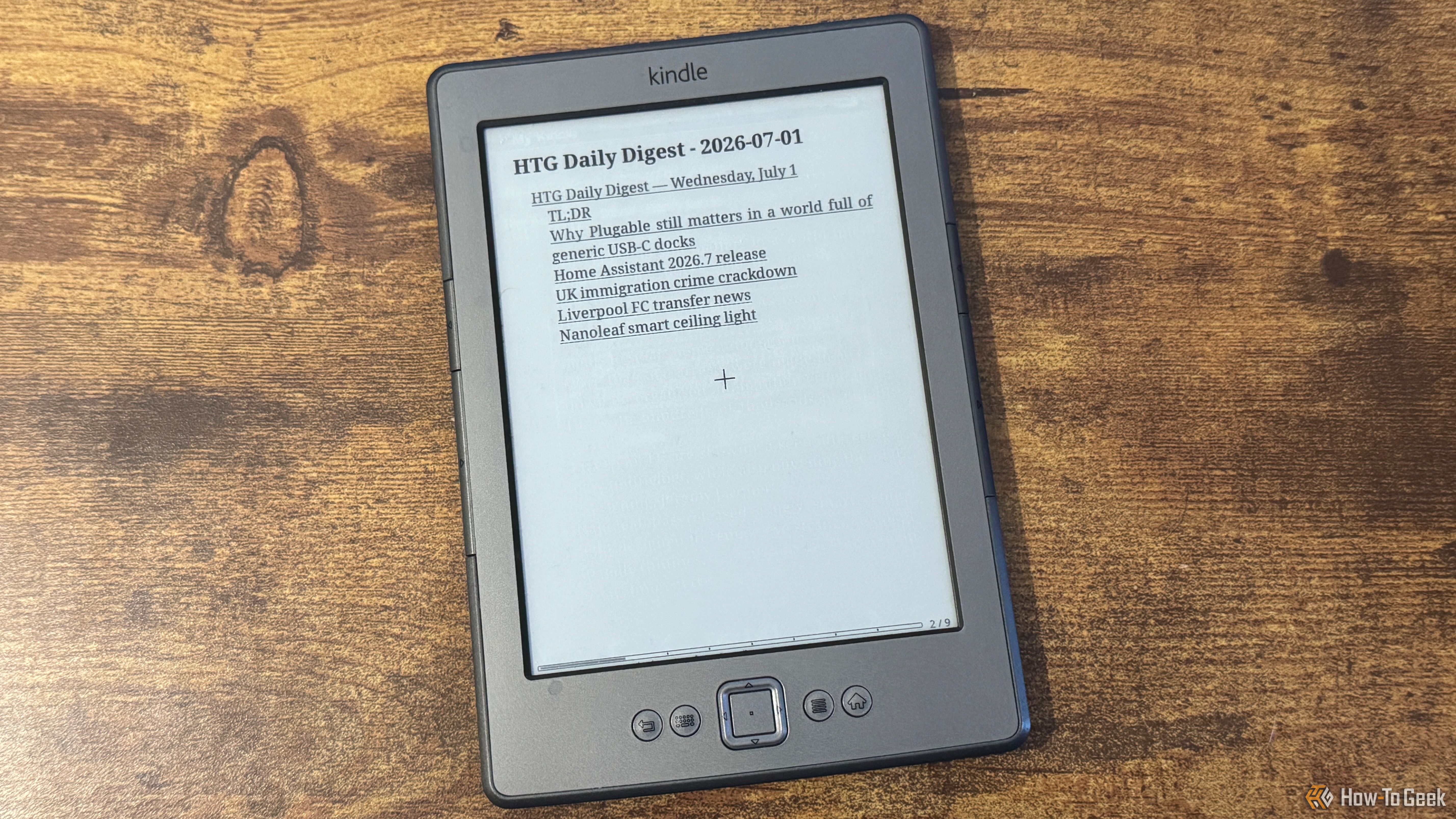 I built a daily newsletter for my Kindle with RSS and an LLM—now I ...