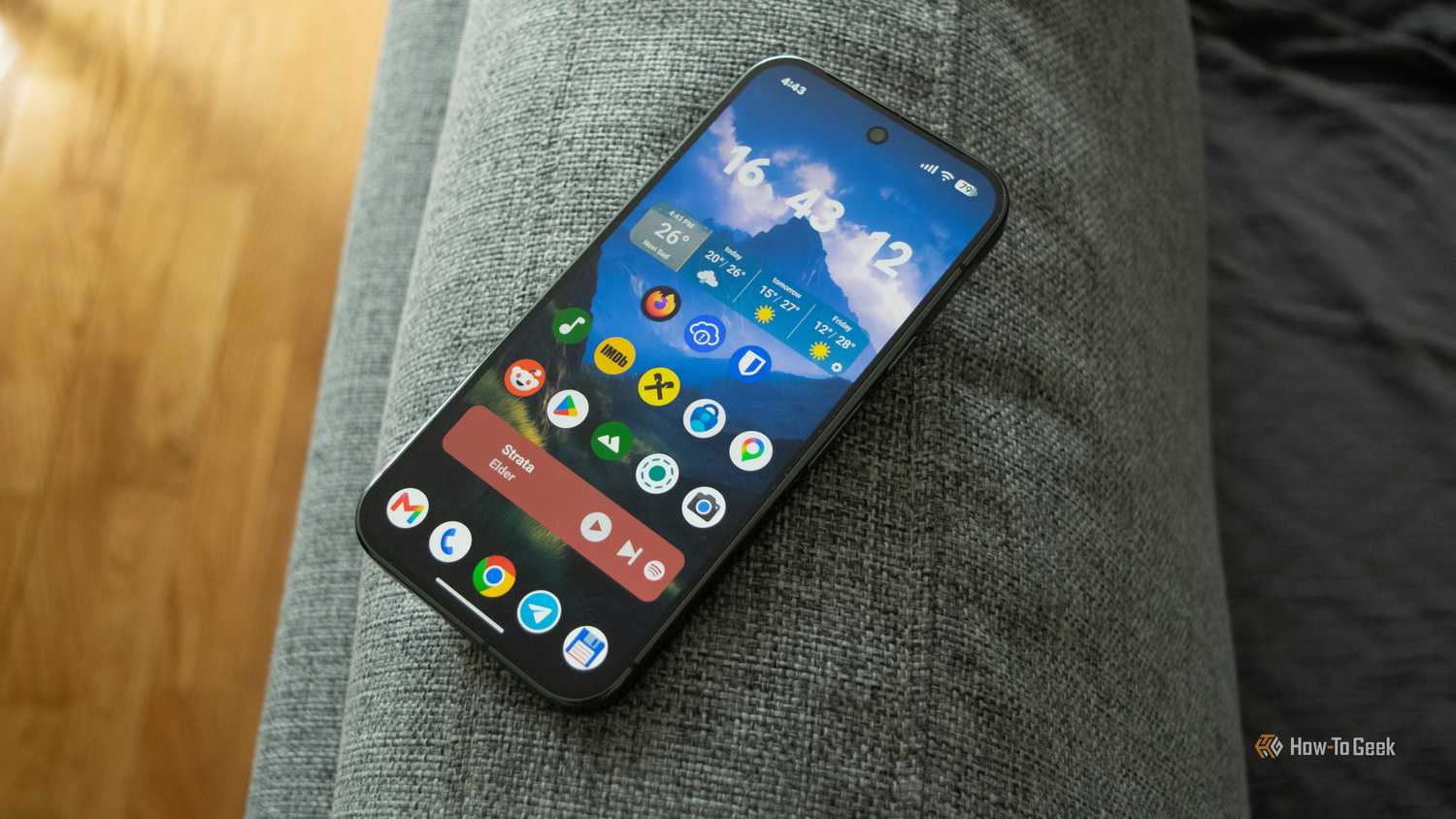 A Pixel 10 Pro running the Lawnchair Launcher.