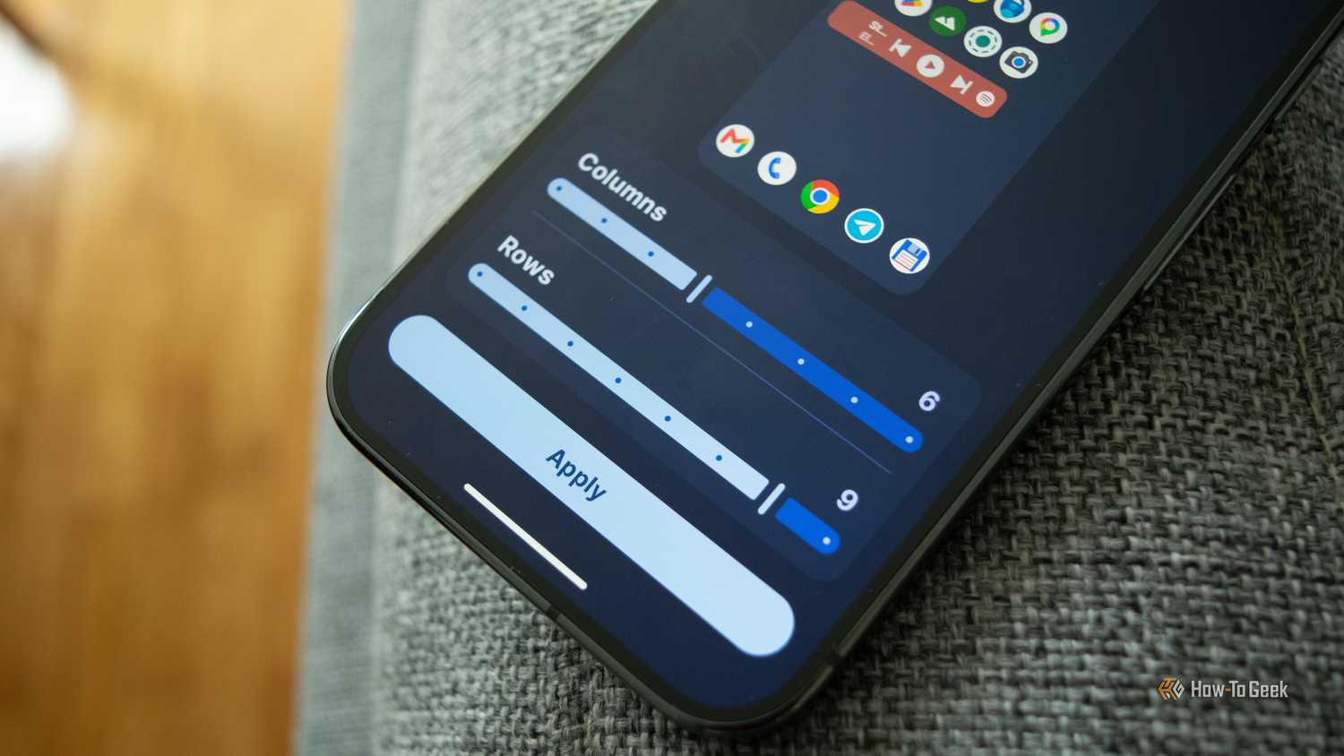 A Pixel 10 Pro running the Lawnchair Launcher.