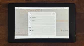 A tablet showing the Home Assistant Scenes list with Concentrate Energise Natural Light Read Relax and Rest.