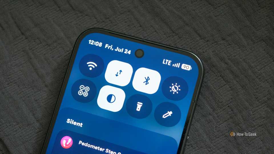 The Android Quick Settings panel on a Pixel 10 Pro with the Wi-Fi disconnected but not deactivated. 