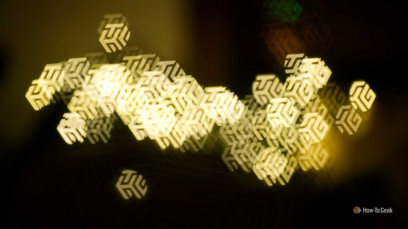 HTG shaped bokeh.