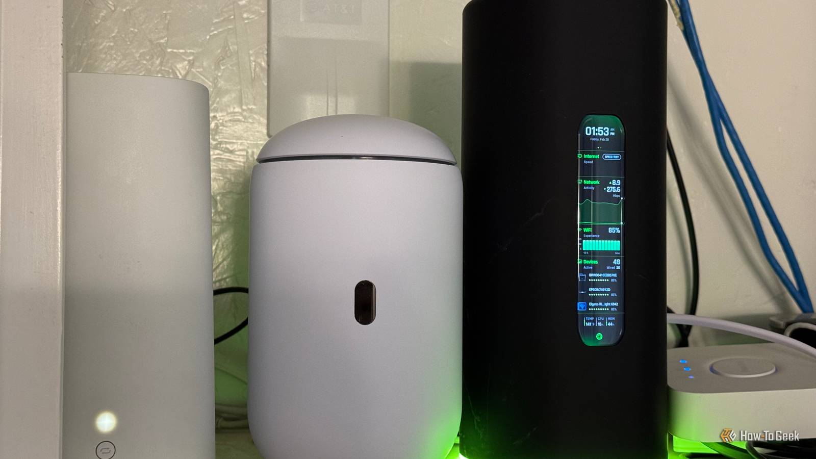 Главная страница панели управления UniFi Network