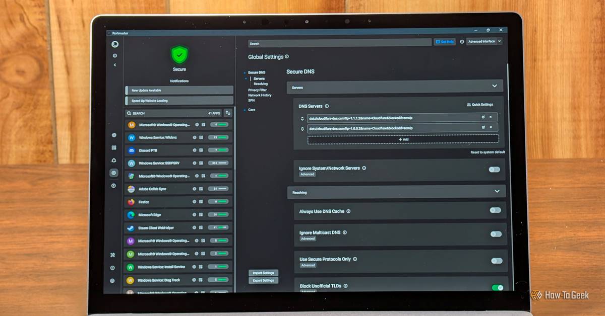 Caught my Windows apps phoning home with this free open-source firewall