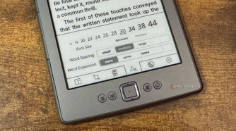 The typography settings in KOReader on a Kindle 4.