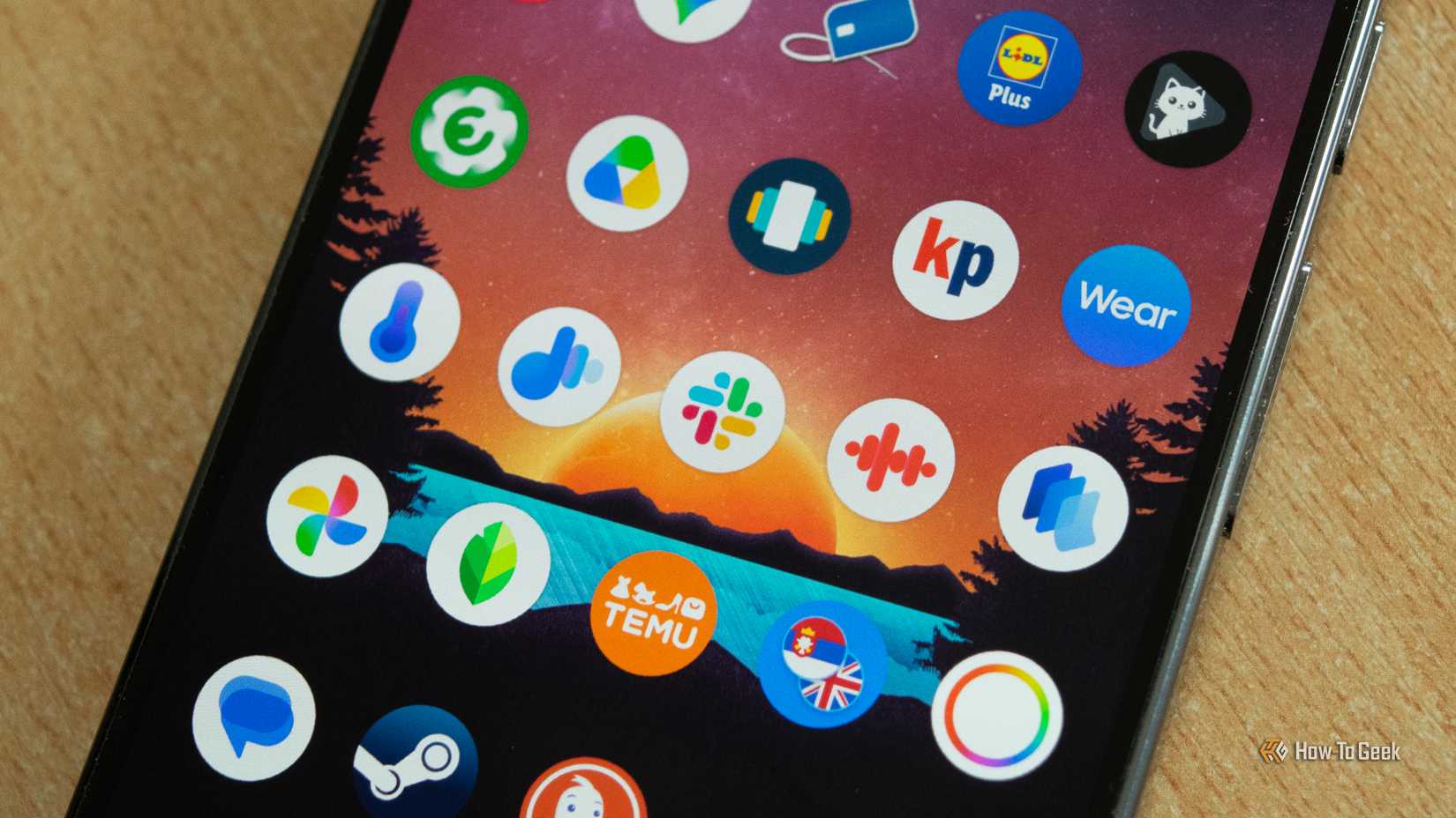 A Home screen page on a Pixel 10 Pro showing various app icons. 