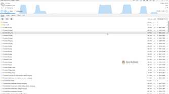 A list of files moving through TeraCopy