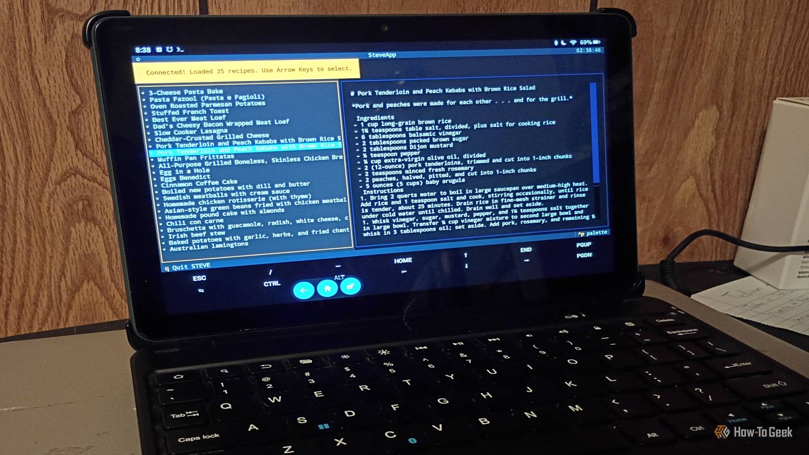 I installed Linux on a tablet nobody wanted and turned it into a dedicated recipe terminal