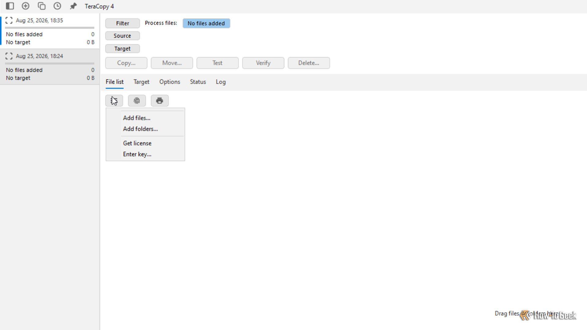 Adding files to copy over in TerraCopy