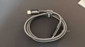 An Anker USB-C to USB-C cable.