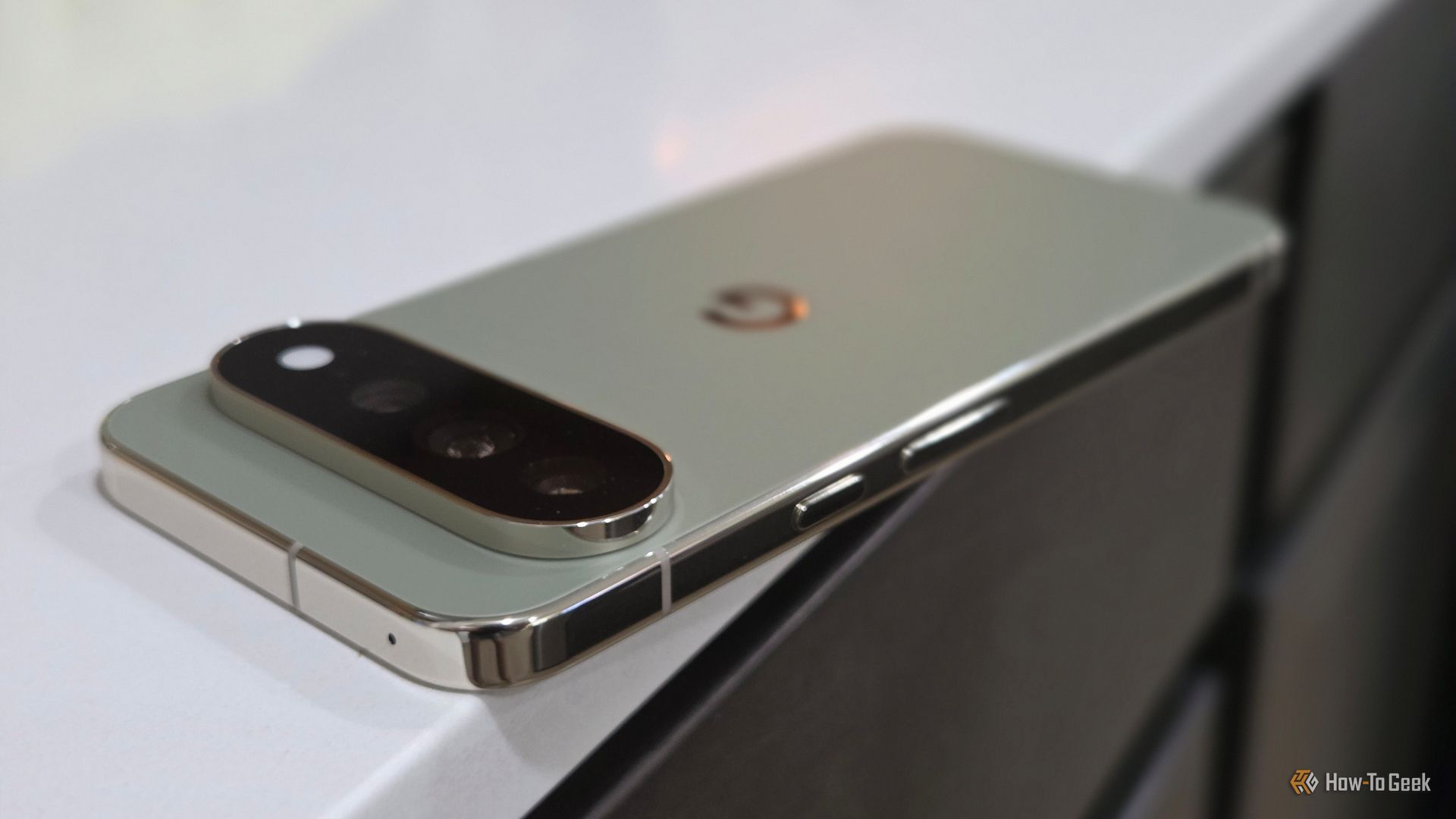 Pixel 11 Pro XL from the side showing camera pump