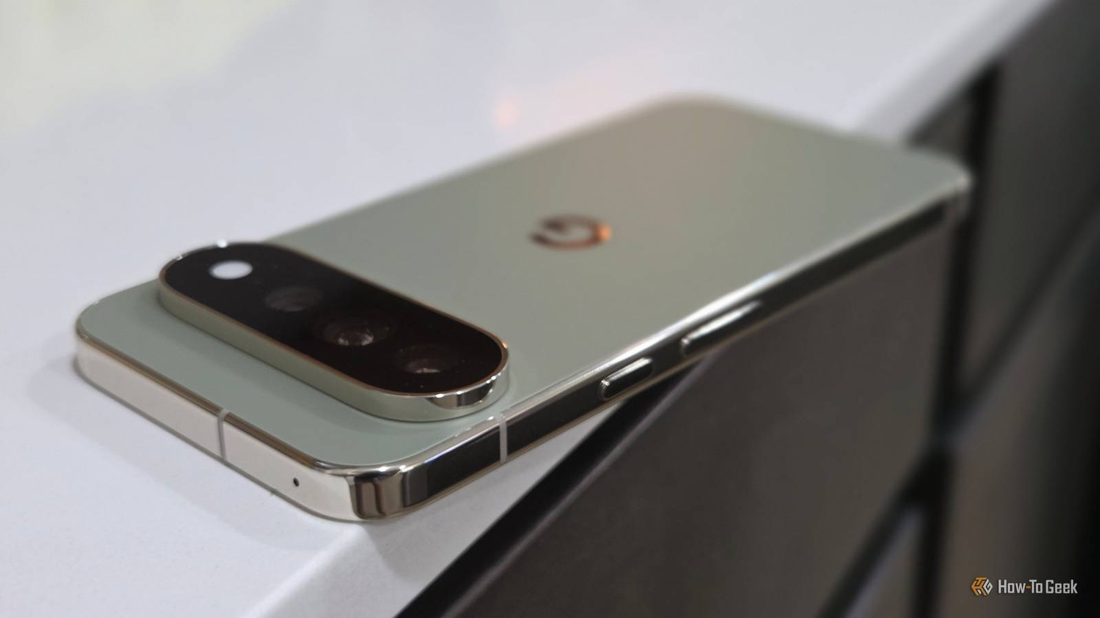 Pixel 11 Pro XL from the side showing camera pump